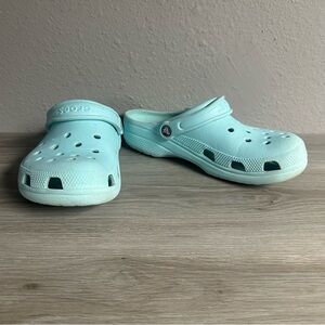 Mint Green Crocs 9